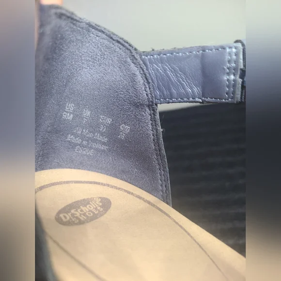 Size 9 Wedge blue sandals - Picture 2 of 5